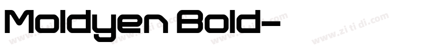 Moldyen Bold字体转换